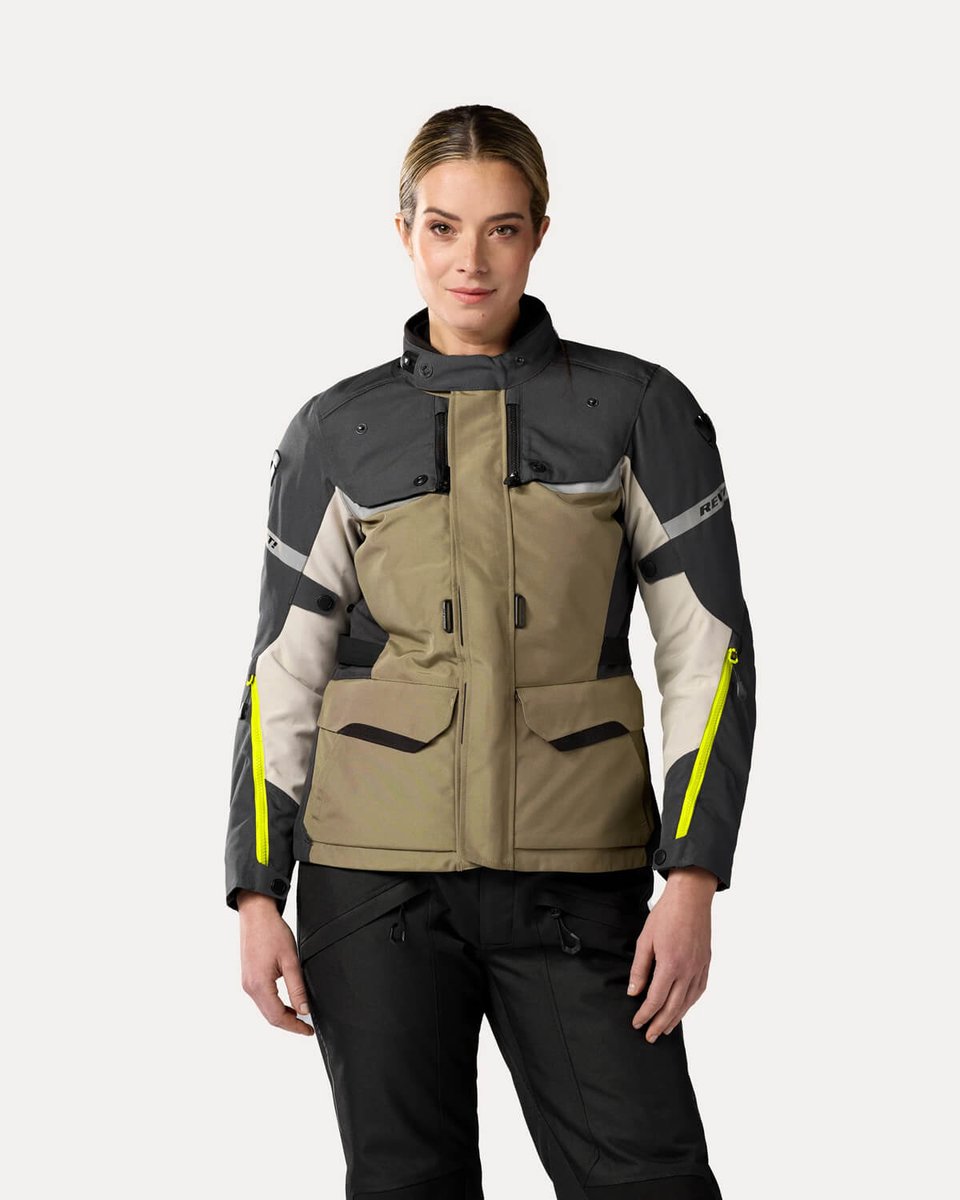 REV'IT Outback 4 H2O Ladies Jacket Green/Anthracite