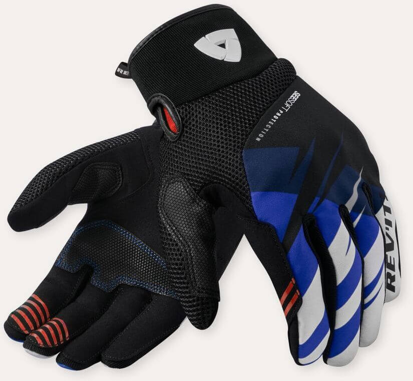 REV'IT Surge Gloves Black/Blue