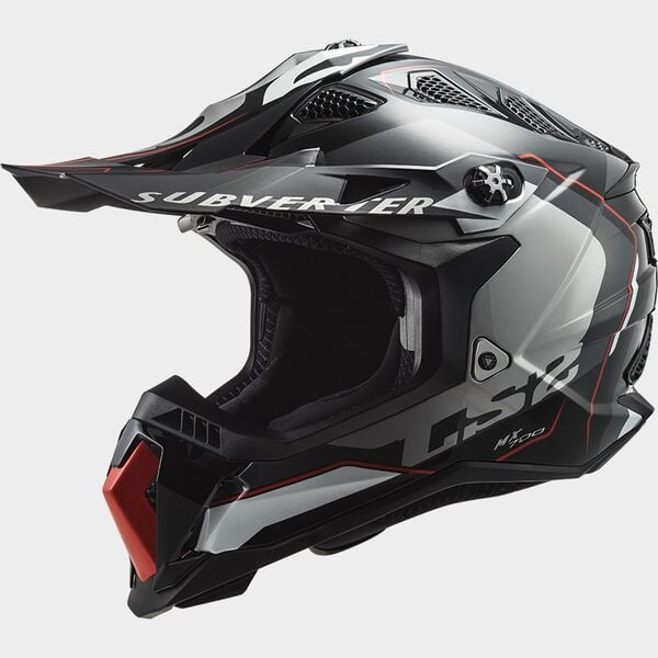 LS2 MX700 Subverter Arched Silver Titanium