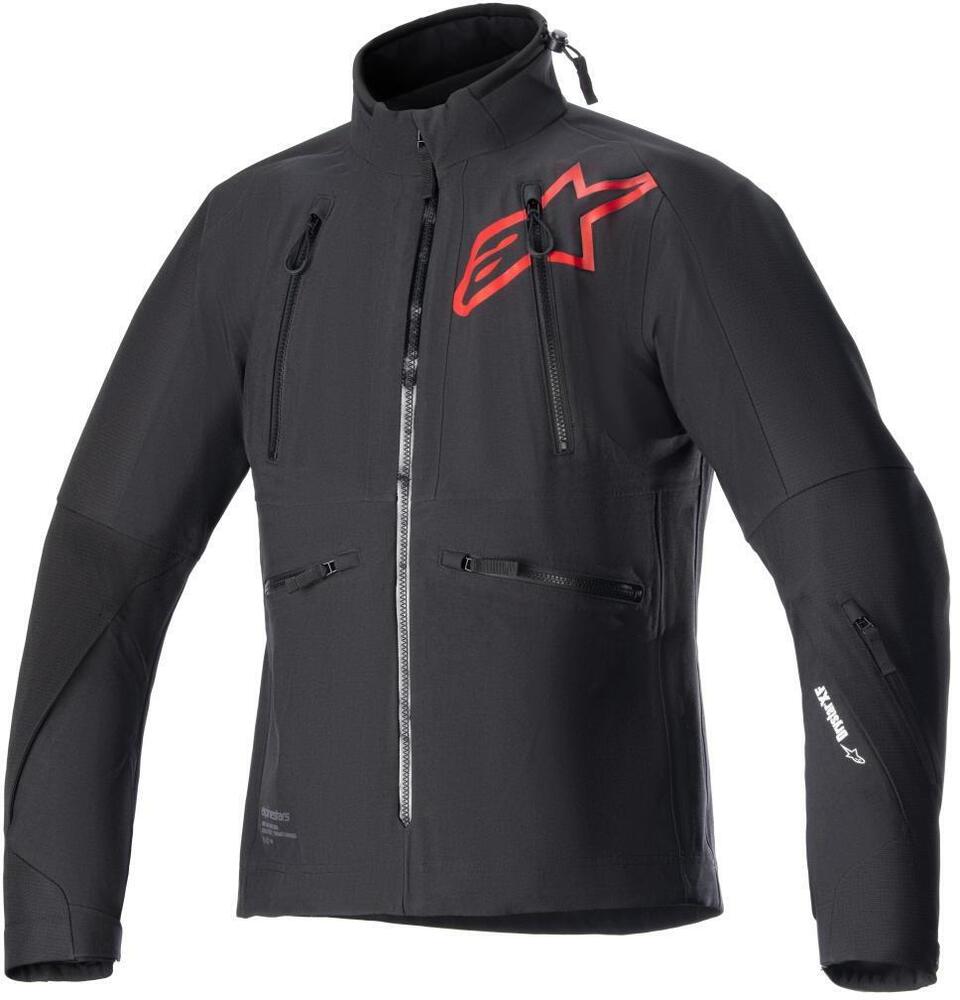 Alpinestars Hyde XT Drystar XF Jacket Black/Bright Red 1303