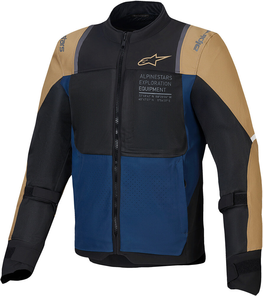 Alpinestars ST-2 Air Jacket Deep Blue Dark Khaki Black 7188