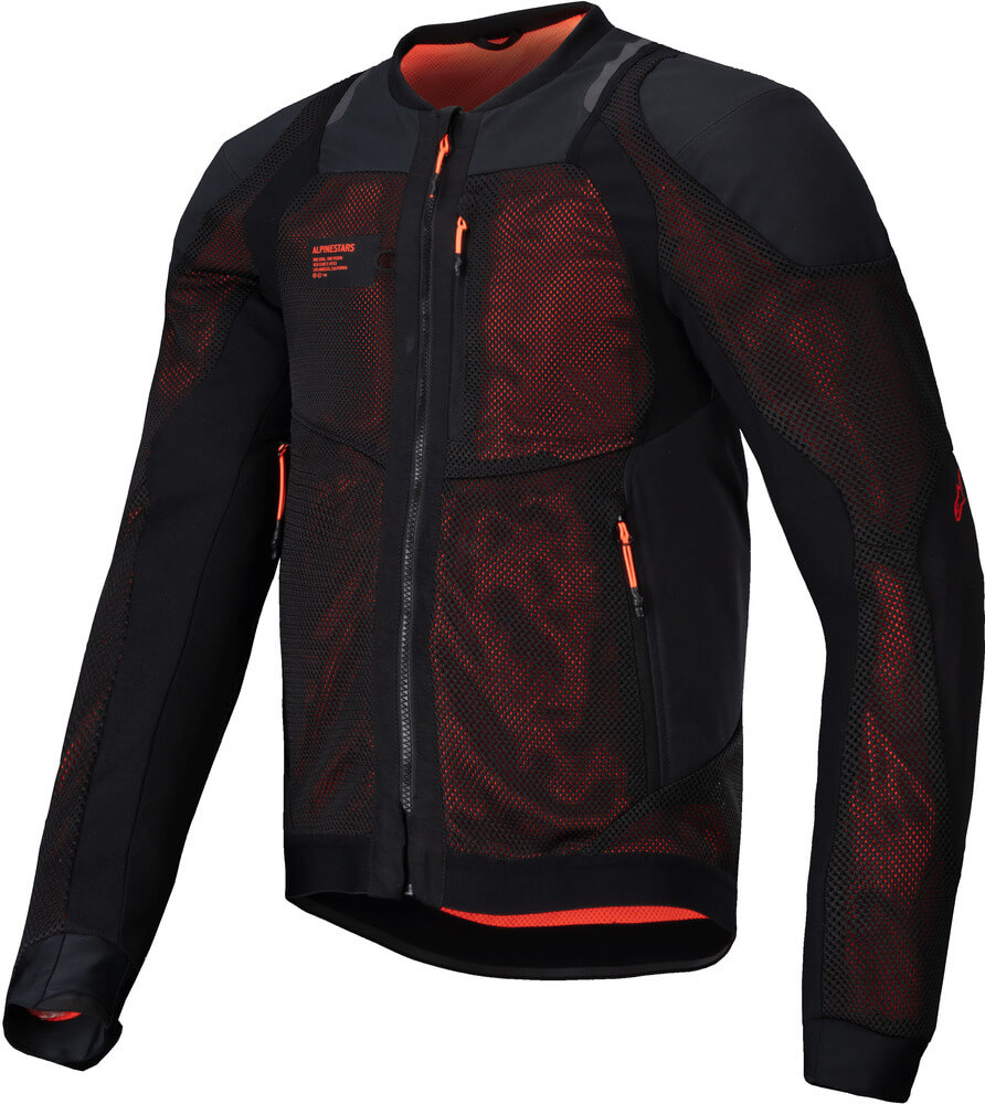 Alpinestars Troop-Air Pro Jacket Black Red Fluo 1030