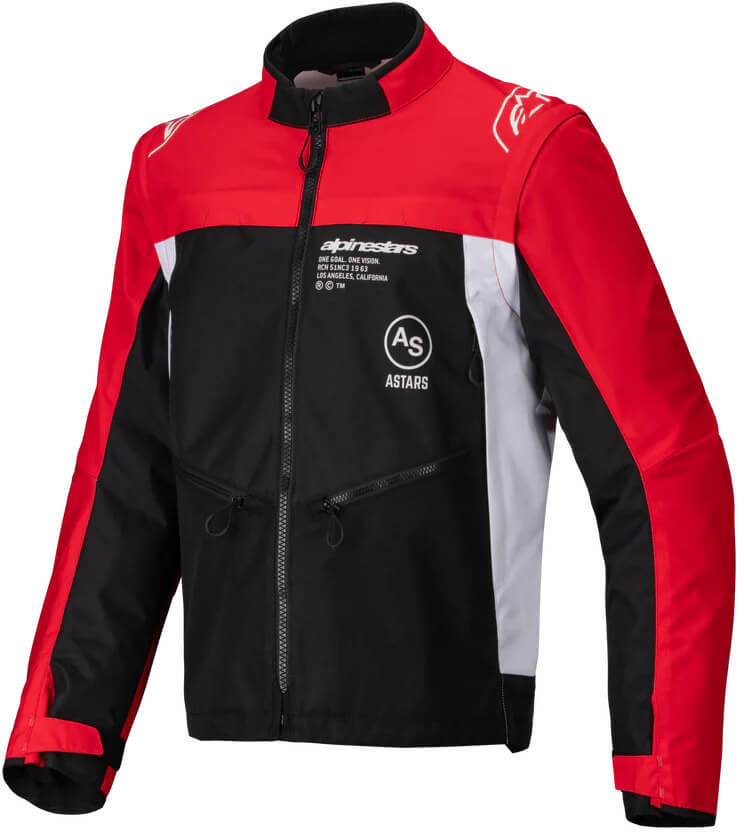 Alpinestars Pro-Dura Jacket Black Bright Red White 1342