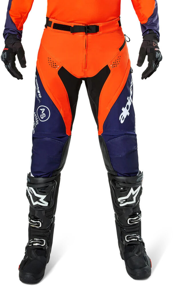 Alpinestars Pro-Dura Trousers Navy Hot Orange White 7162