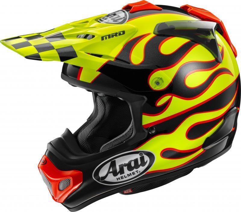 Arai MX-V EVO Flame Yellow