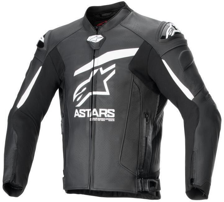 Alpinestars Gp Plus R V4 Airflow Leather Jacket Black White 12