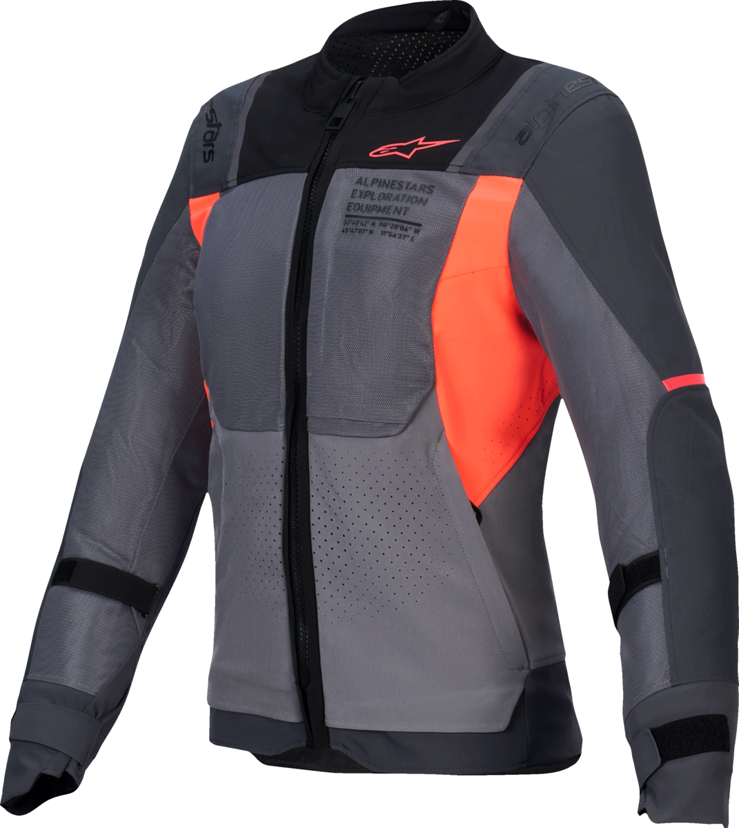 Alpinestars Stella St-2 Air Jacket Deep Gray Dark Gray Fluo Coral 9257