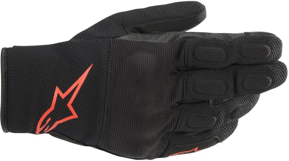 Alpinestars S Max Drystar Gloves Black Red Fluo 1030