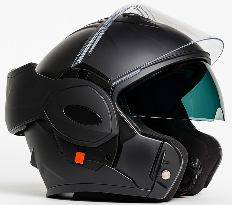 VITO Systeemhelm Reverse Mat Zwart