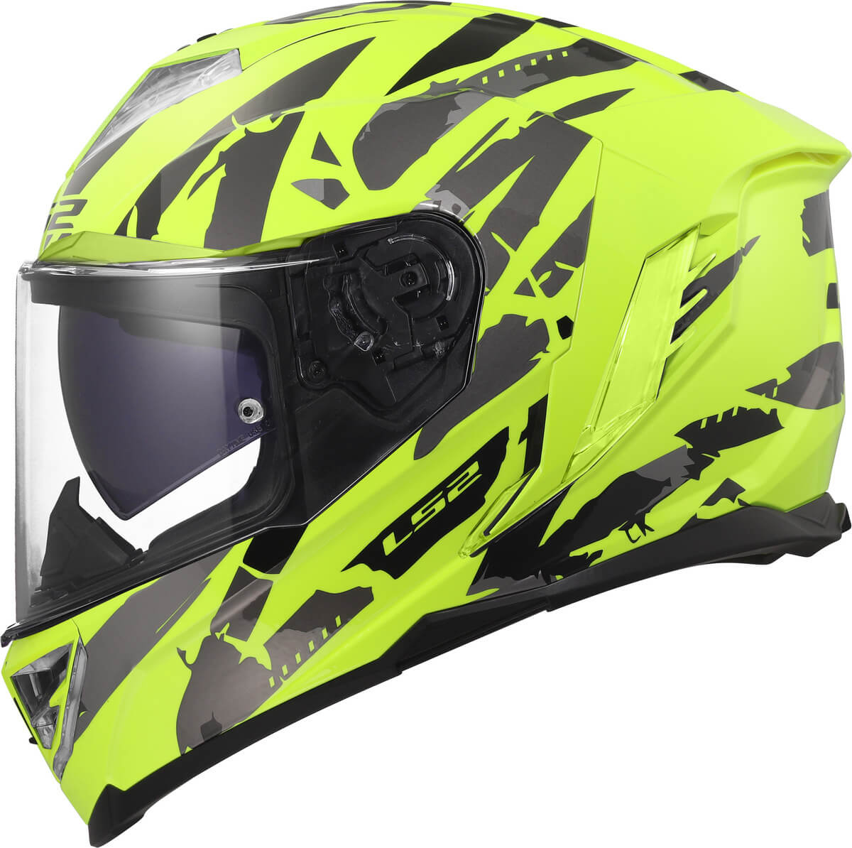 LS2 FF818 Storm III Kaos H-V Yellow