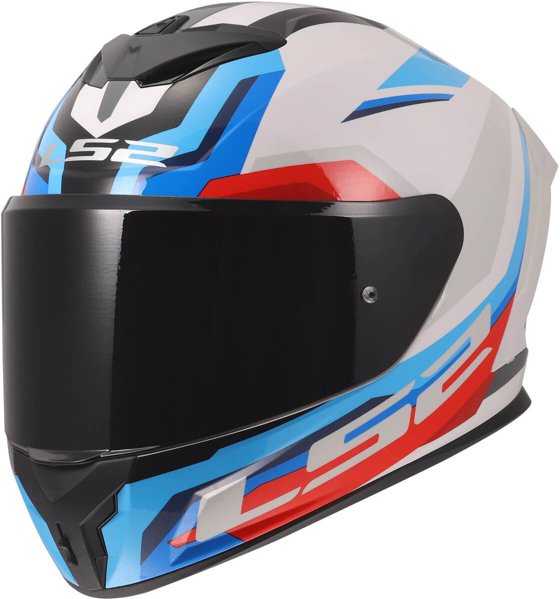 LS2 FF820 Rapid III Hyper White Blue Red