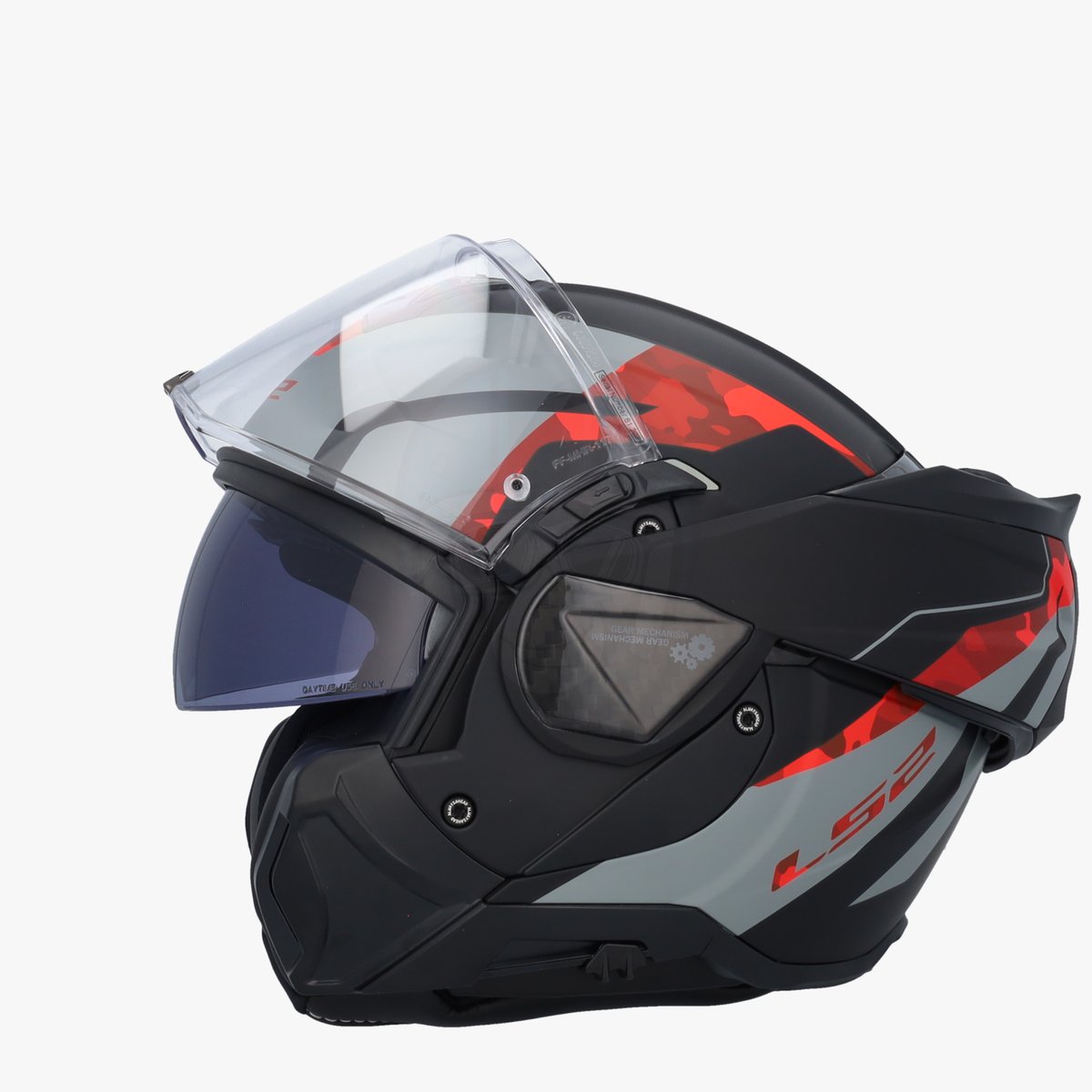 LS2 FF910 Advant II Glide Black Grey Red