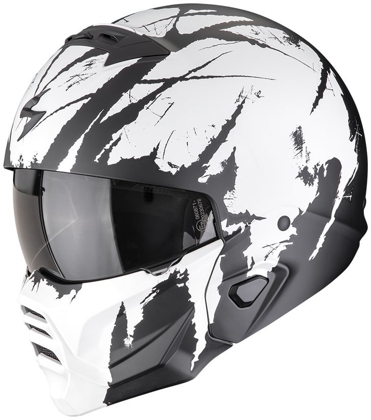 Scorpion EXO-Combat II Marauder Matt Black/White