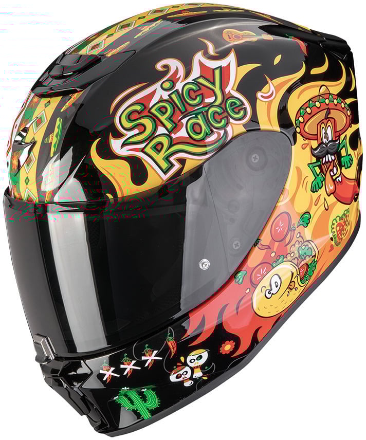 Scorpion EXO-JNR AIR Yucatan Black/Yellow/Red