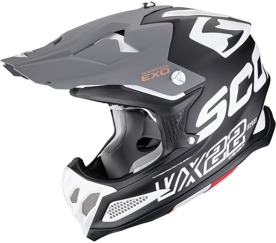 Scorpion VX-22 AIR Updown Matt Black/White/Grey