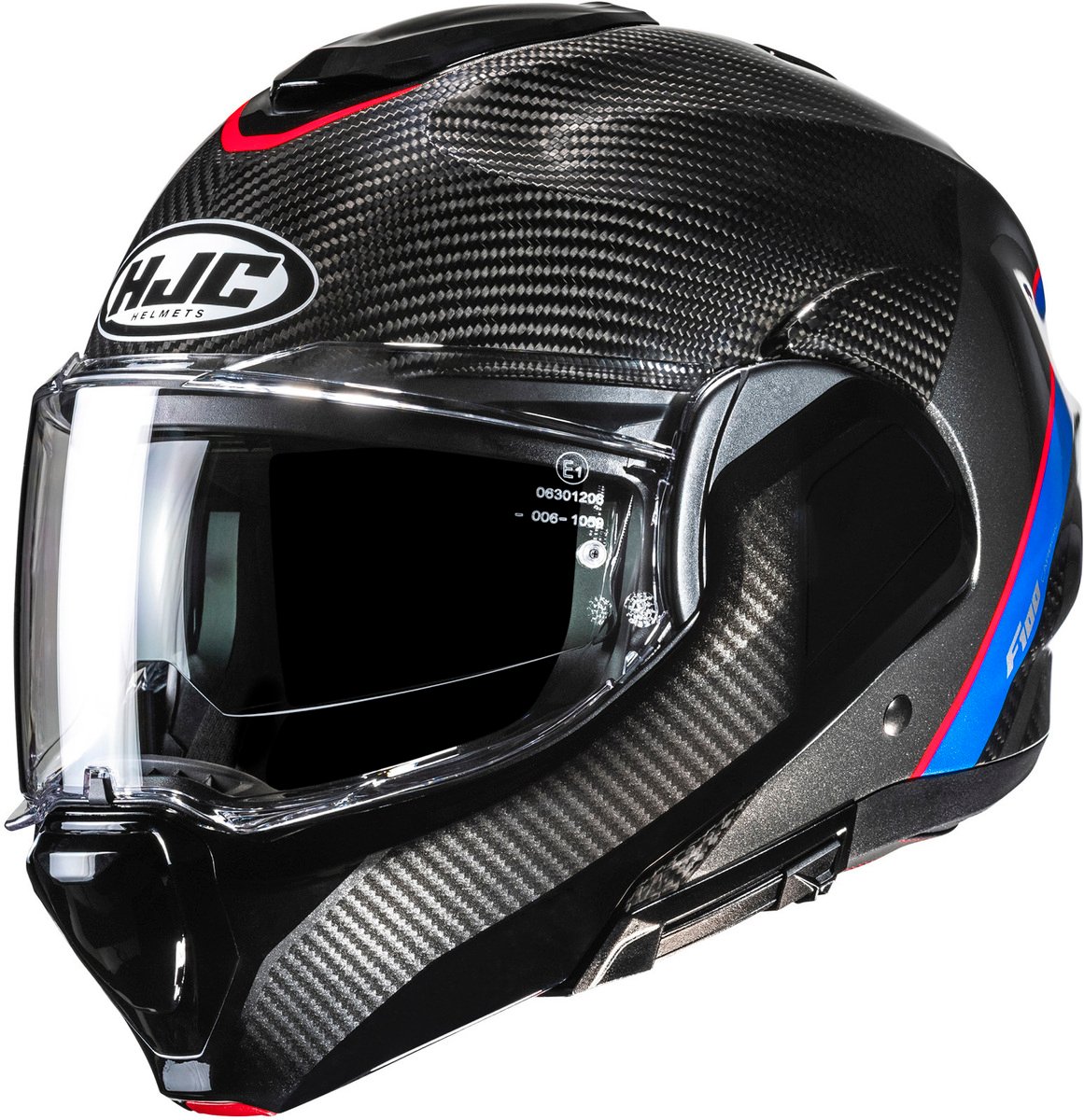 HJC F100 Carbon Stan Black/Blue 185