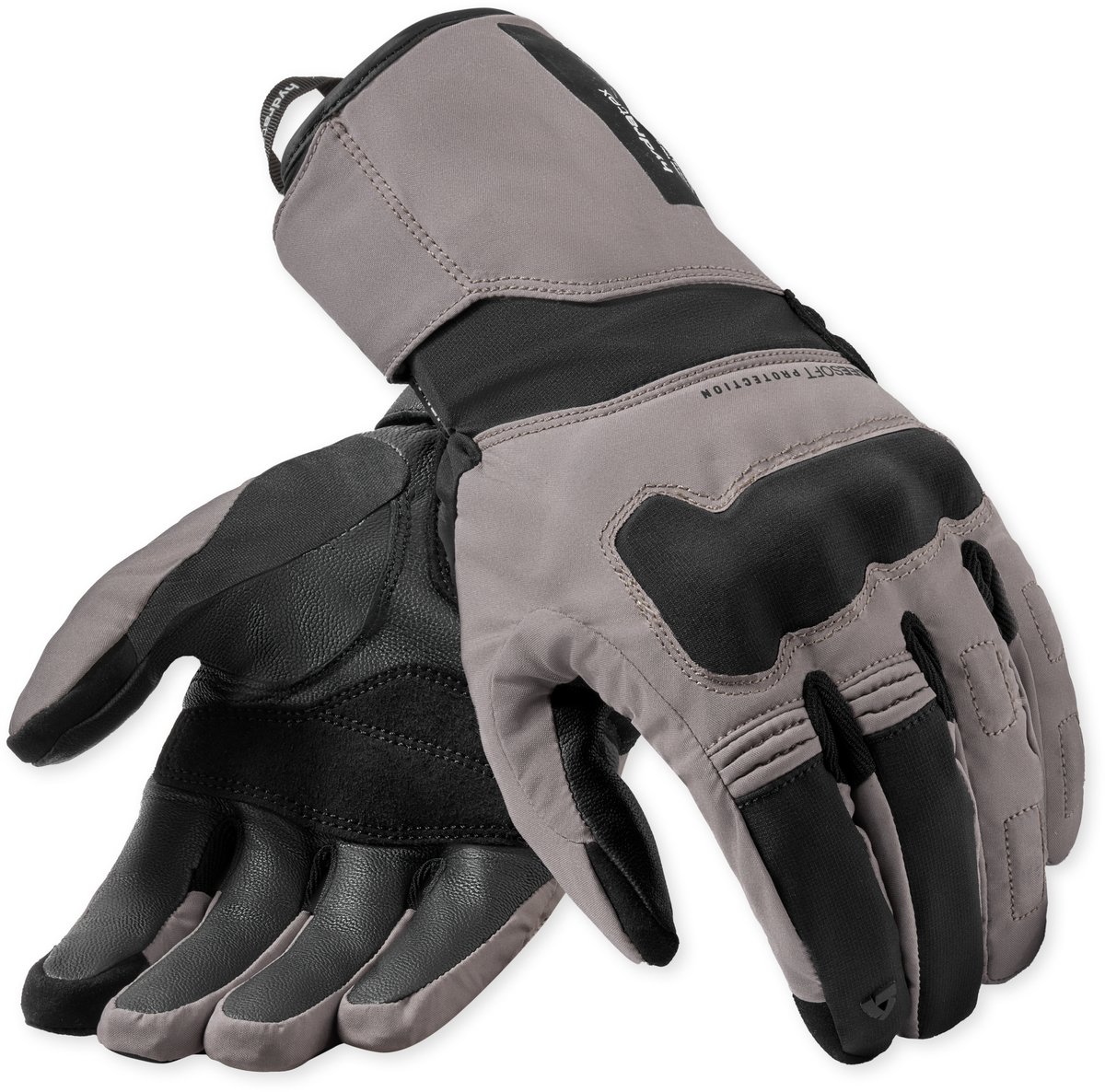 REV'IT Convergent H2O Gloves Grey/Black