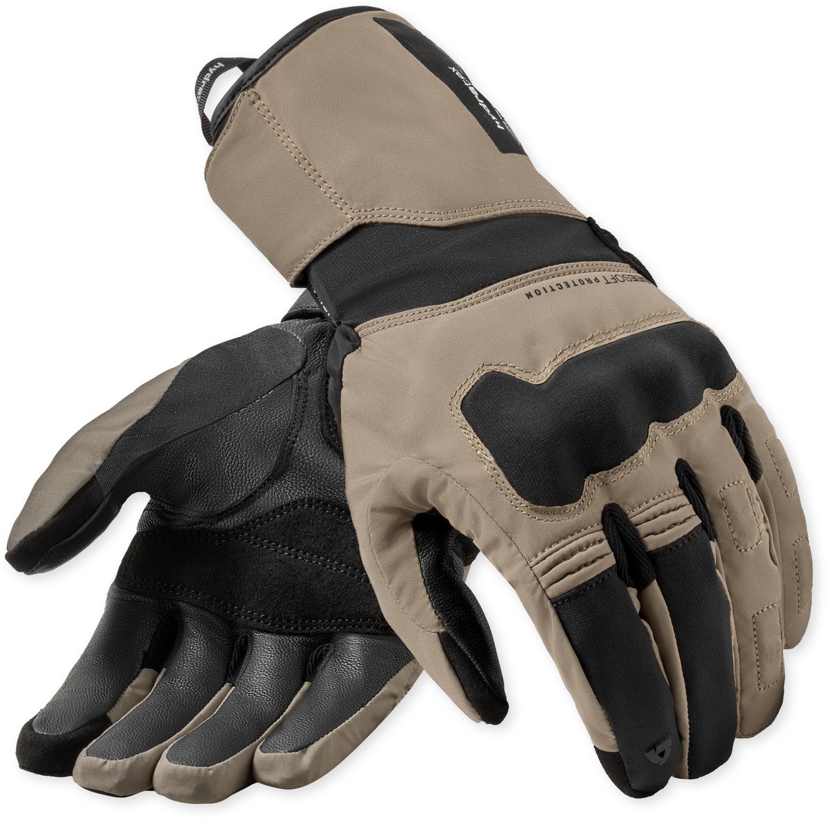 REV'IT Convergent H2O Gloves Sand/Black