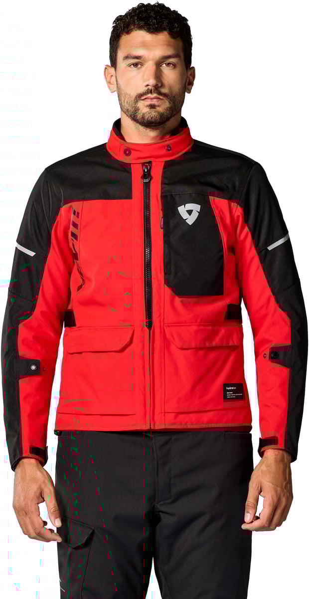 REV'IT Convergent H2O Jacket Red/Black