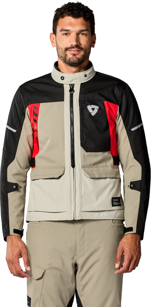 REV'IT Convergent H2O Jacket Sand/Red