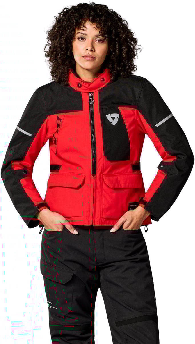 REV'IT Convergent H2O Ladies Jacket Red/Black