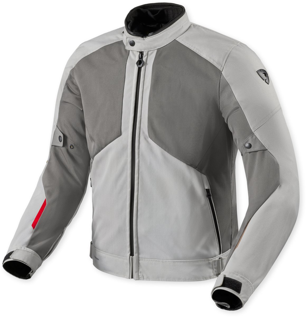 REV'IT Torque 3 H2O Jacket Light Grey/Red