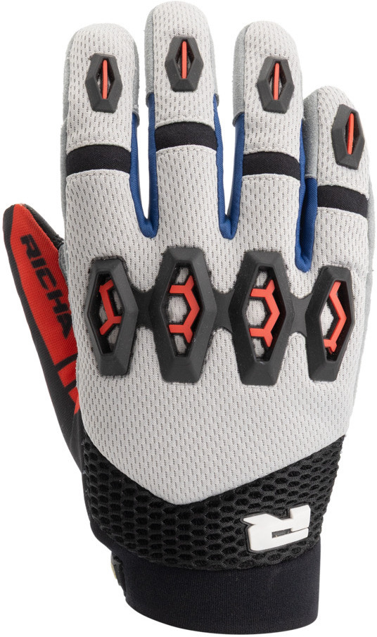 Richa R-Mx Gloves Grey Red