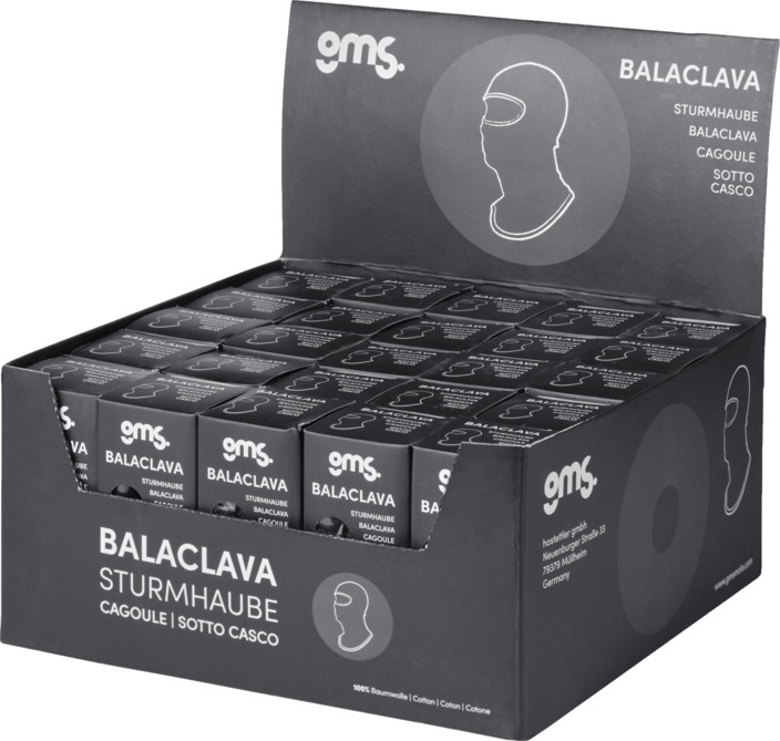 GMS Balaclava Cotton Black