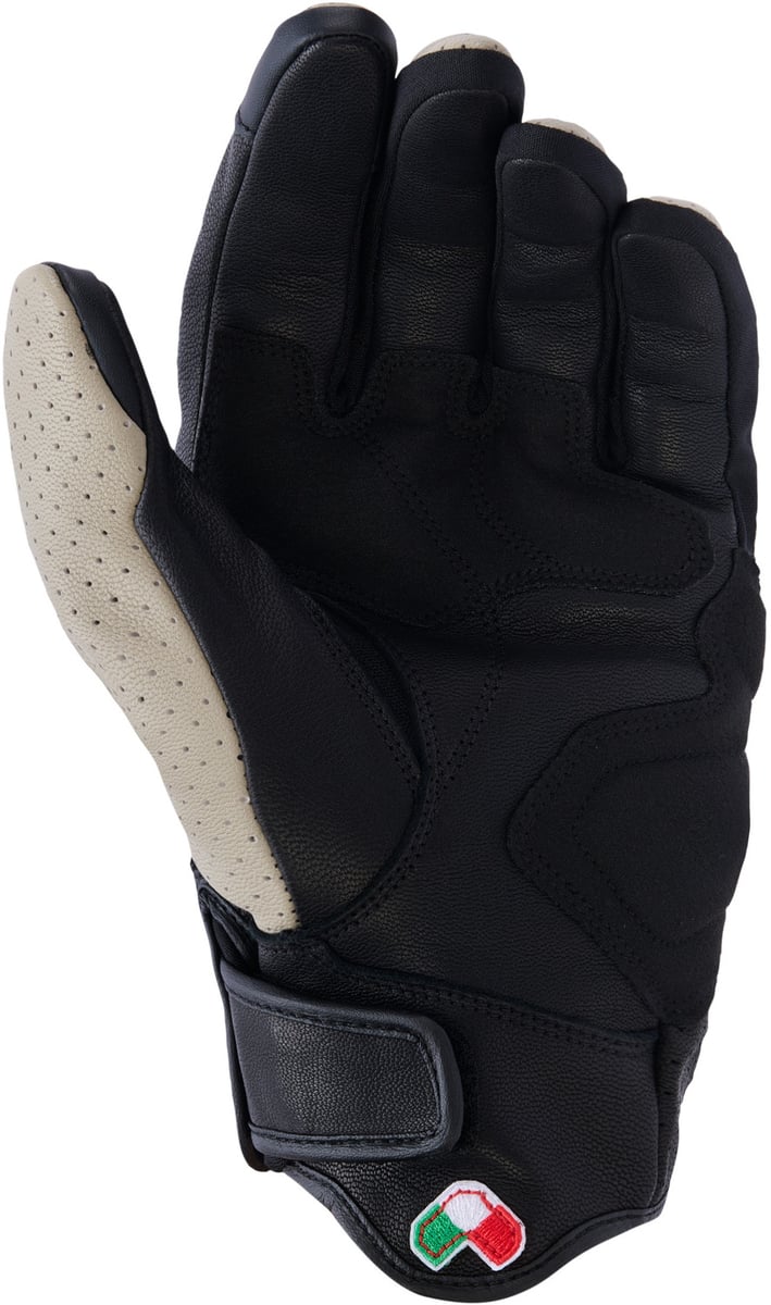 Alpinestars Mustang V3 Leather Gloves Gloves Aluminum/Black