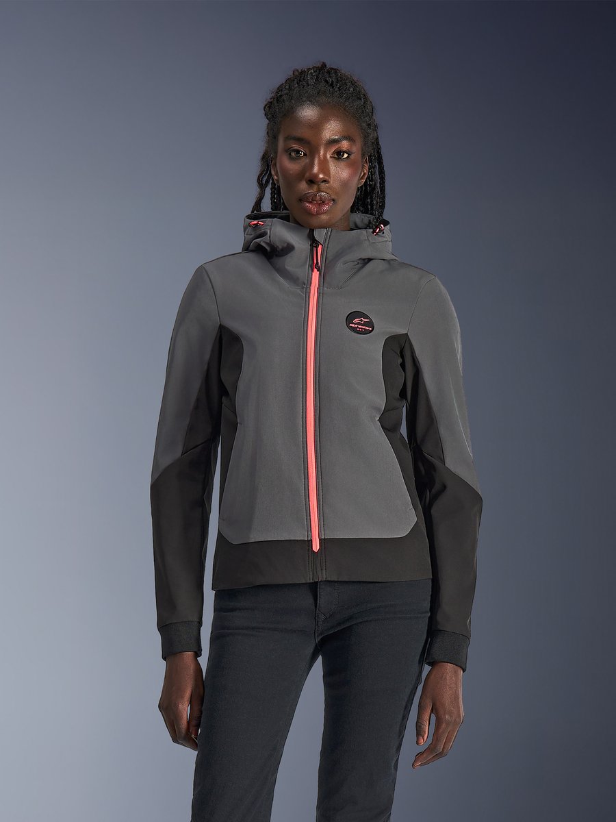 Alpinestars Stella Radium Tech Hoodie Hoodie Deep Gray/Black