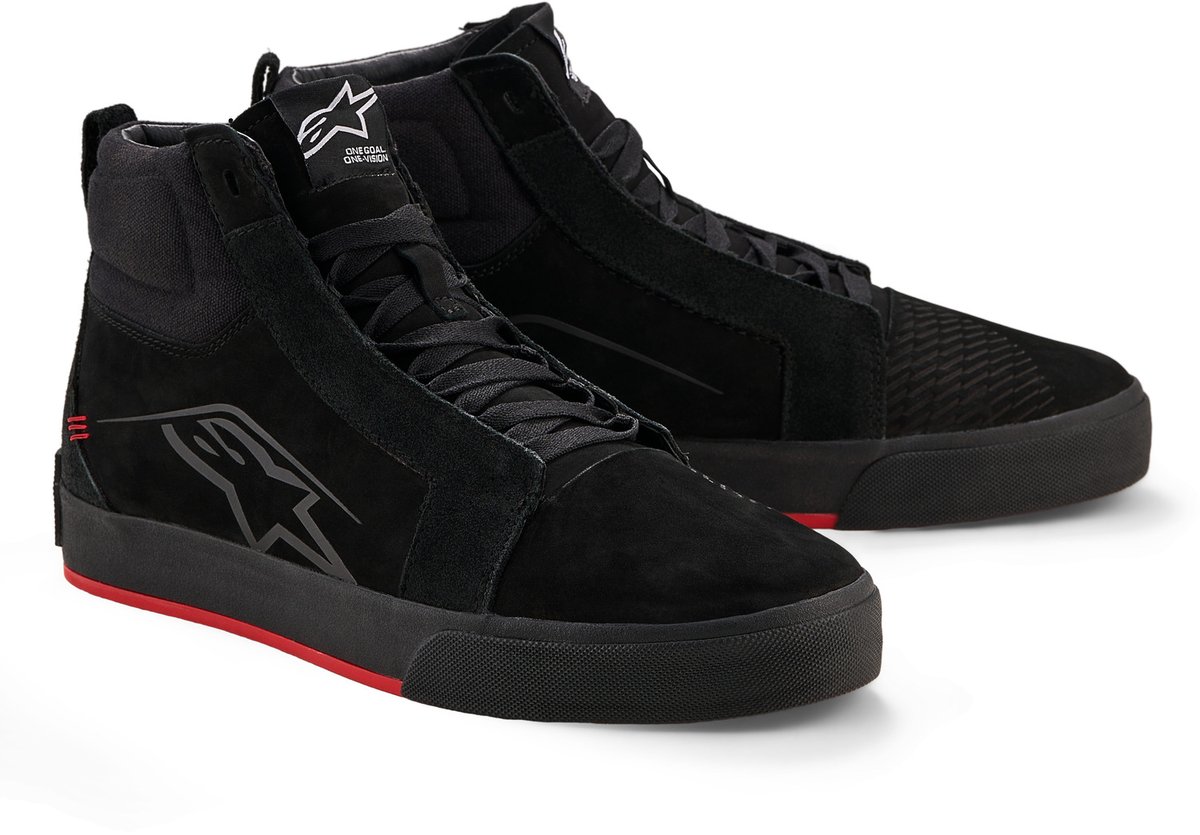 Alpinestars Ride-63 Leather Sneaker Black/Bright Red