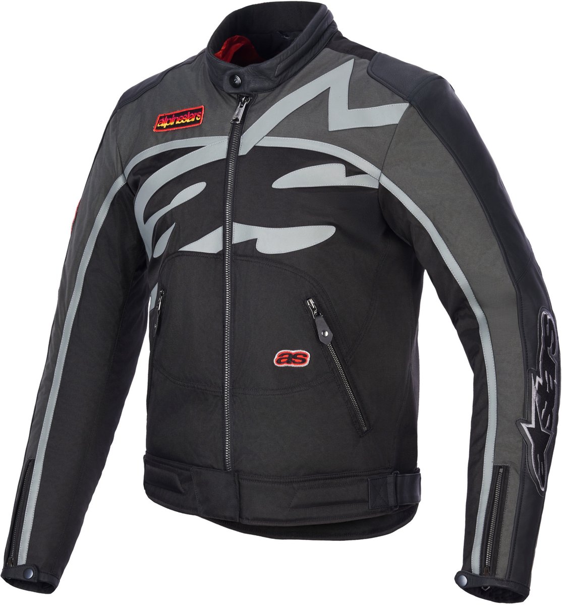 Alpinestars Axton Jacket Black/Anthracite/Red/Tangerine