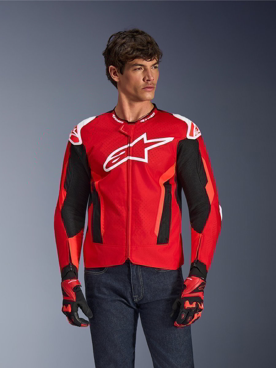 Alpinestars T-Gp Air Jacket Bright Red/Red Fluo/Black