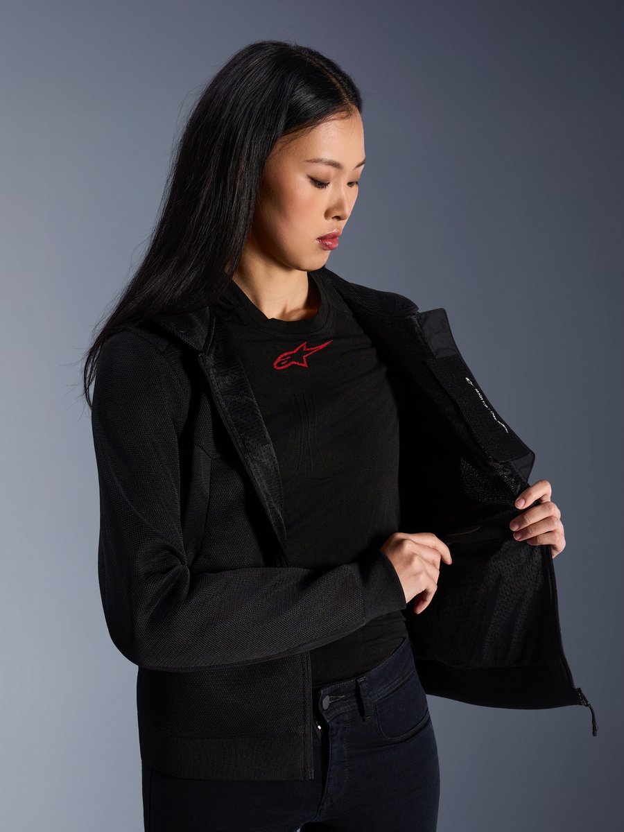 Alpinestars Stella Chrome Superairflow Motorhoodie Black/Copper