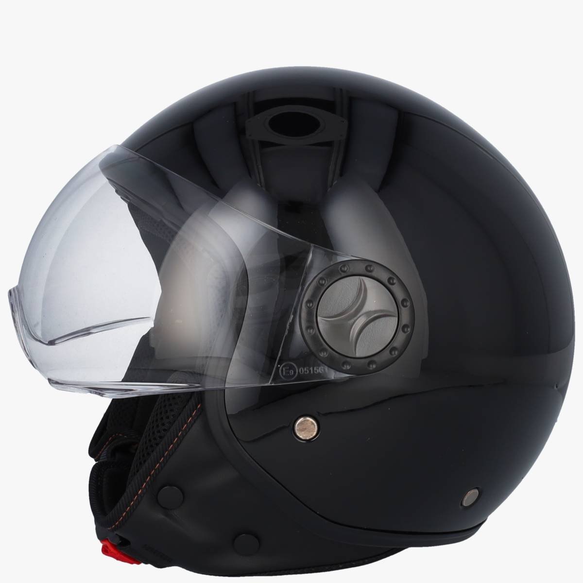 Vito Jet Loreto scooterhelm glanszwart