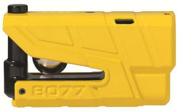 ABUS Schijfremslot GRANIT Detecto XPlus 8077 Geel