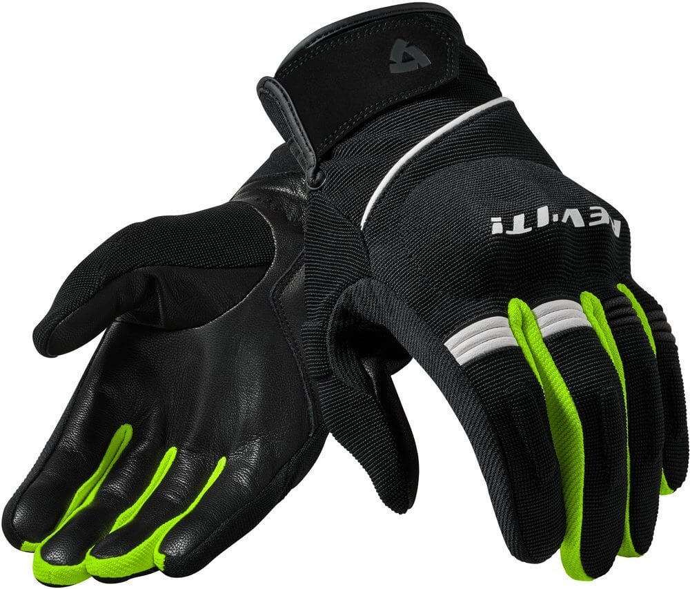 REV'IT Mosca Gloves Black/Neon Yellow