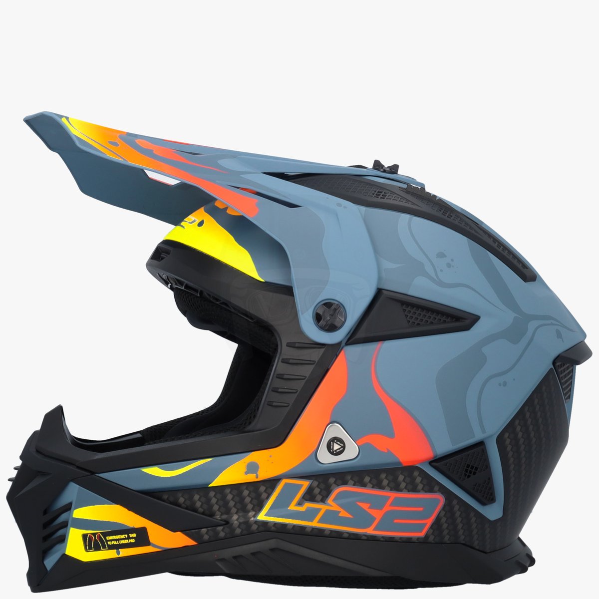 LS2 MX708 Fast II Wash Matt Dark Grey