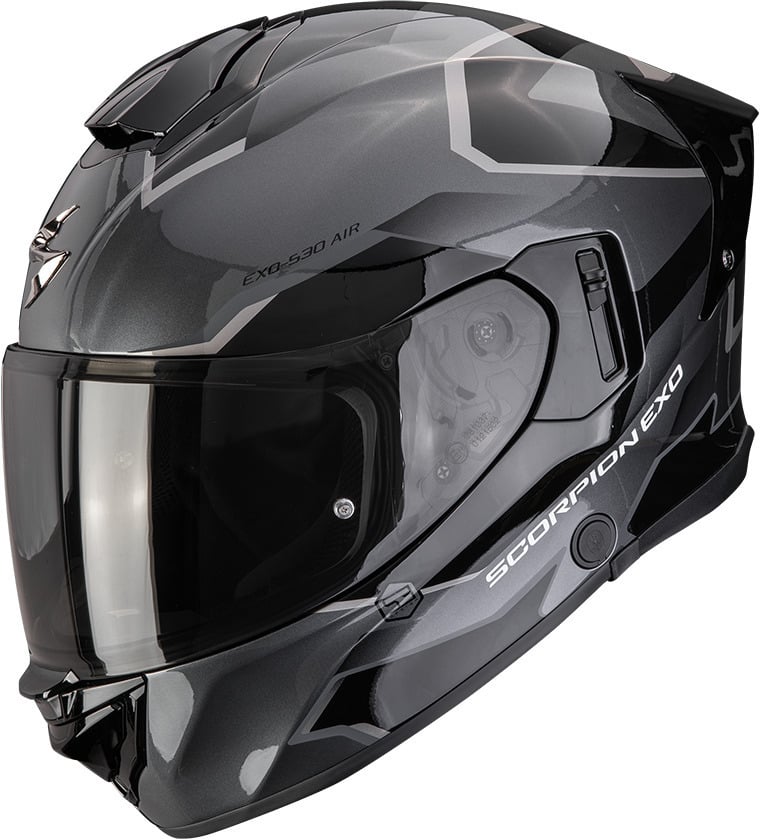 Scorpion EXO-530 AIR Clip Silver/Black
