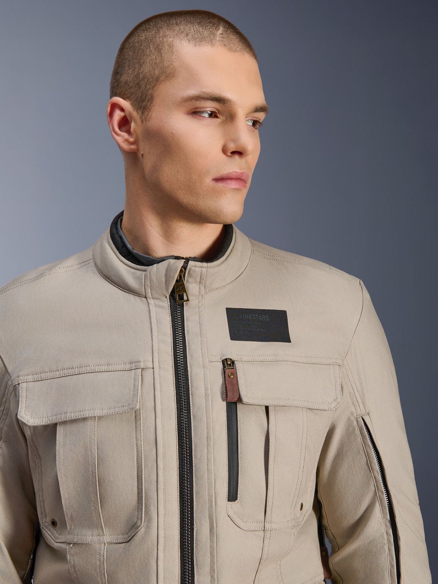 Alpinestars Borrego Drystar Jacket Warm Gray