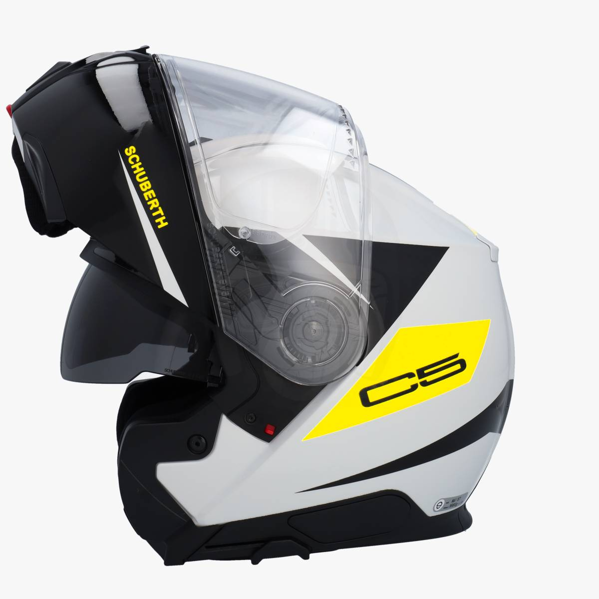 Schuberth C5 Eclipse White/Yellow 217