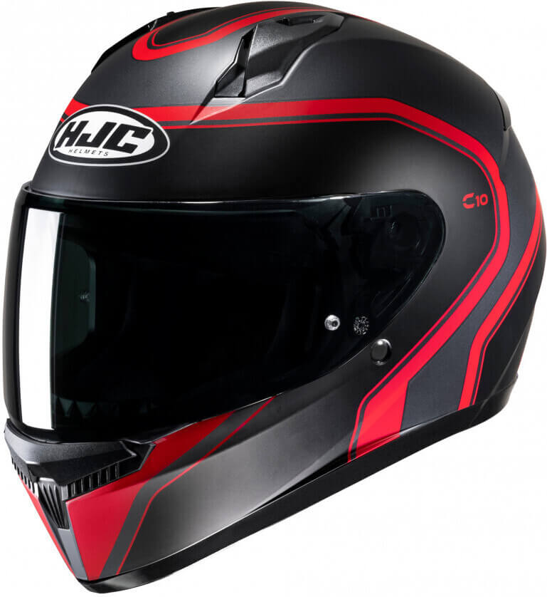 HJC C10 Elie Black/Red 130
