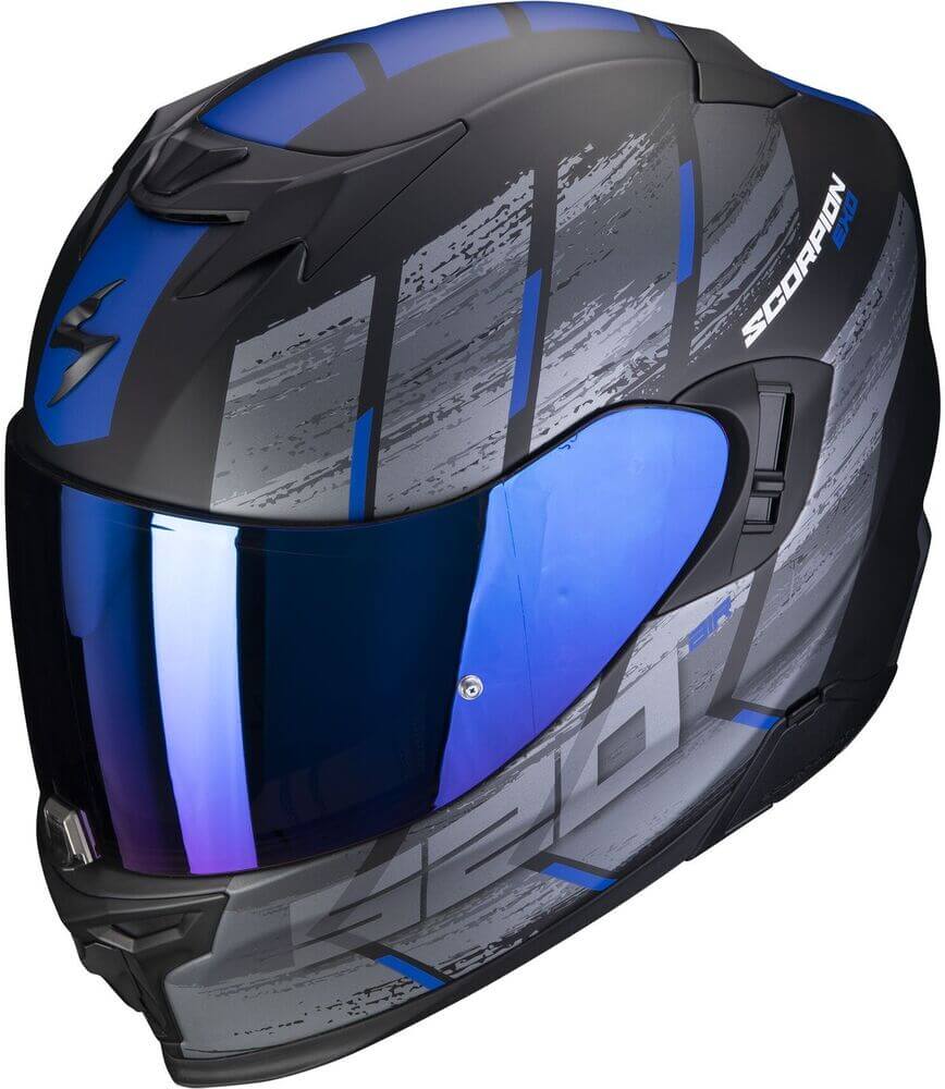 Scorpion EXO-520 EVO AIR Maha Matt Black/Blue
