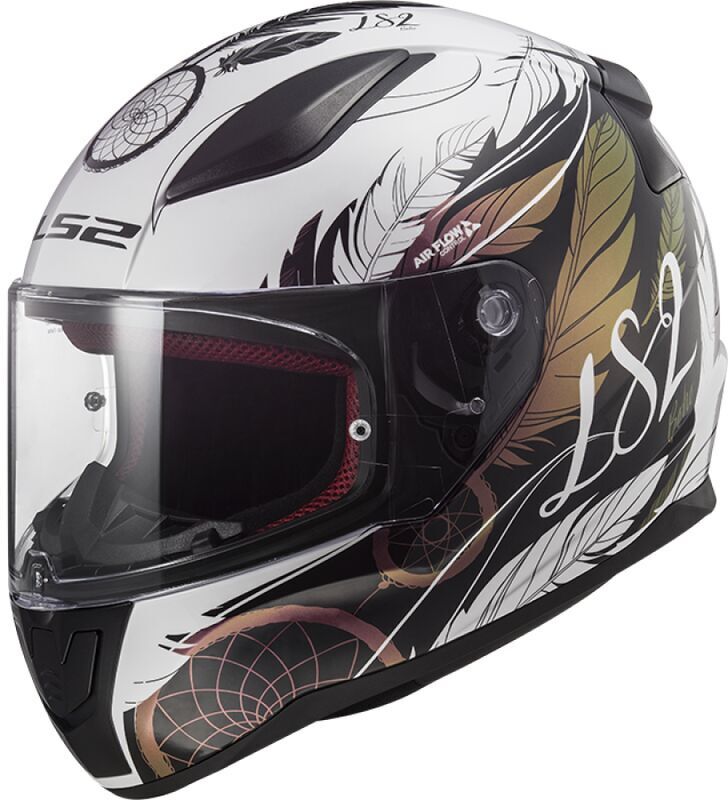 LS2 FF353 Rapid II Boho White Black Pink