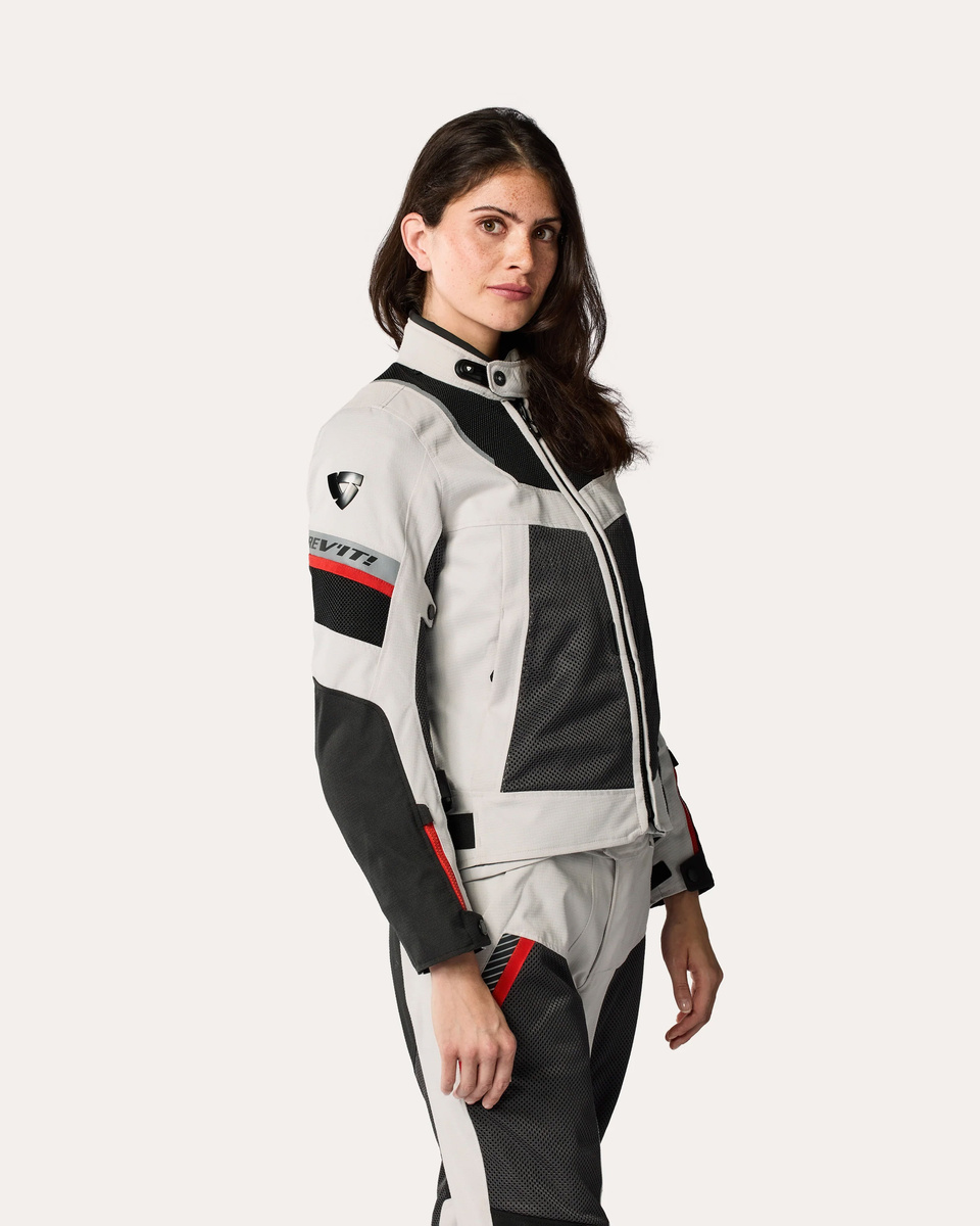 REV'IT Tornado 4 H2O Ladies Jacket Silver/Black