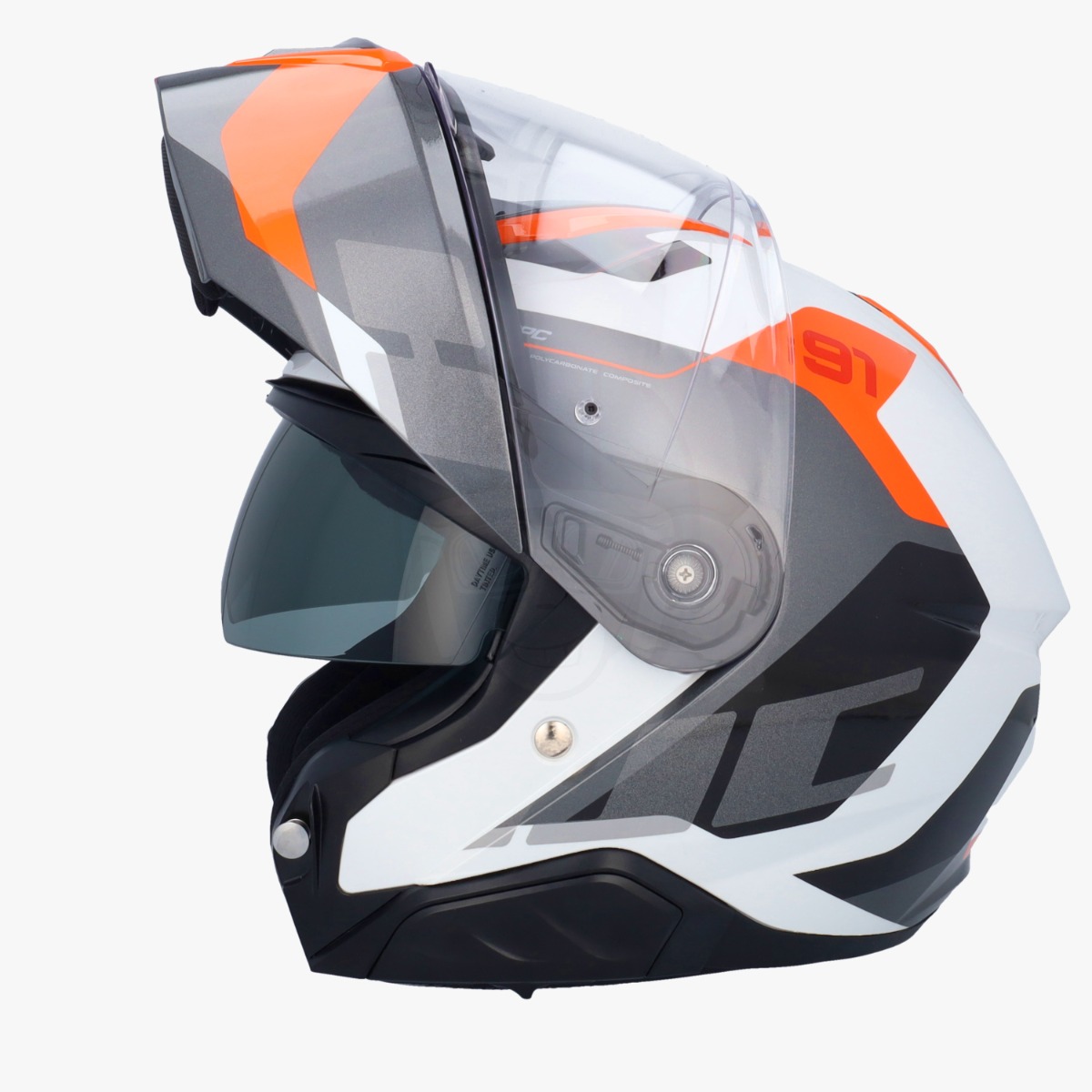 HJC i91 Carst White/Orange