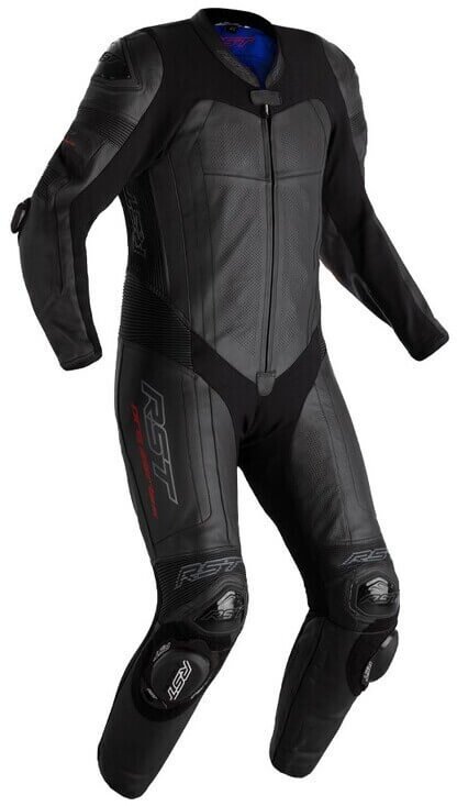 RST Pro Series Evo Airbag CE Men Leather Suit  Black/Black