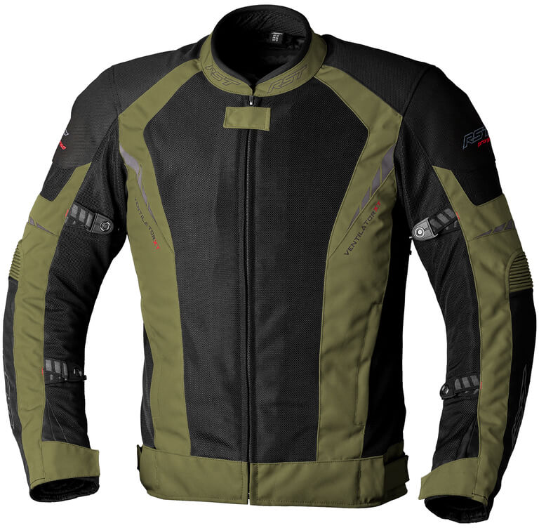 RST RST textile Ventilator-XT CE Men Jacket Green