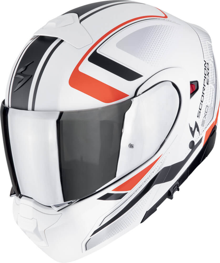 Scorpion EXO-930 EVO Ardens Matt White/Black/Red