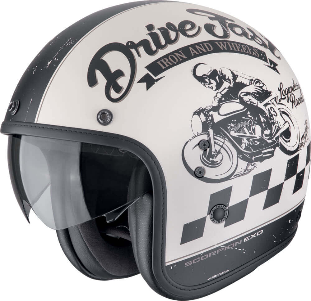 Scorpion Belfast EVO Drive Fast Matt Cream/Black